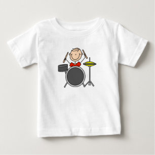 Camisetas y regalos de baterista masculino con fig