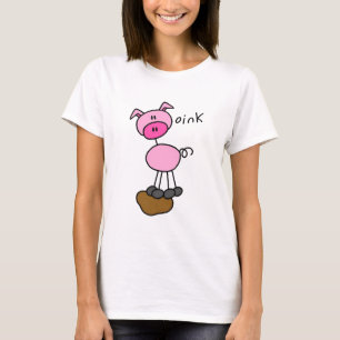 Camisetas y regalos de cerdo dice oink