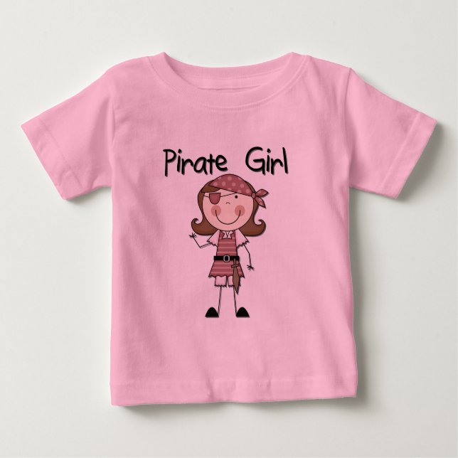 Camisetas y regalos de Chica pirata (Anverso)