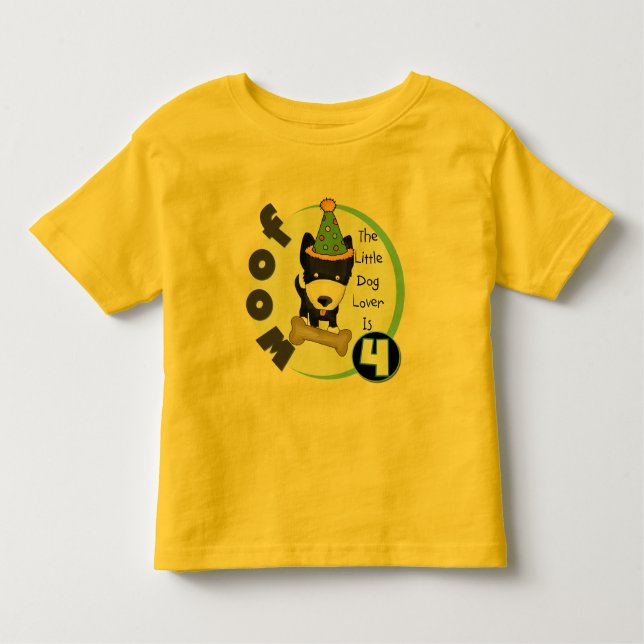 Camisetas y regalos de cumpleaños de Dog Lover (Anverso)