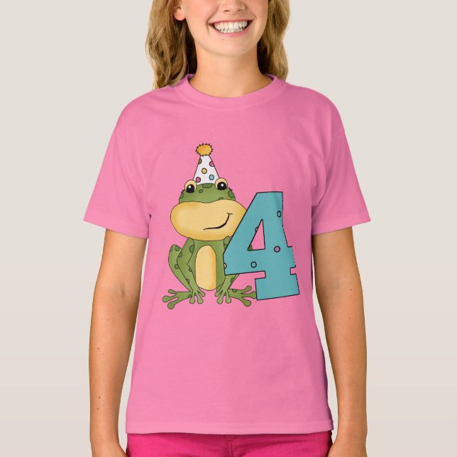 Camisetas y regalos de cumpleaños de fiesta Frog (Anverso)