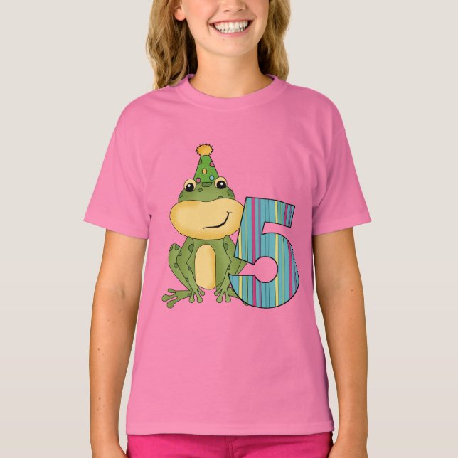 Camisetas y regalos de cumpleaños de fiesta Frog (Anverso)