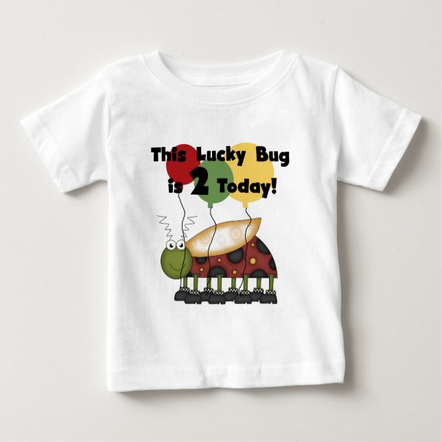 Camisetas y regalos de cumpleaños de Lucky Bug (Anverso)