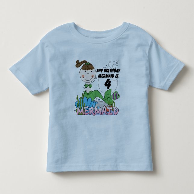 Camisetas y regalos de cumpleaños de Sirena (Anverso)
