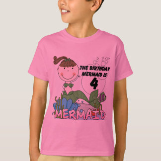 Camisetas y regalos de cumpleaños de Sirena