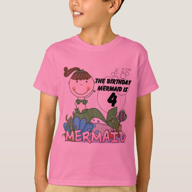 Camisetas y regalos de cumpleaños de Sirena (Anverso)