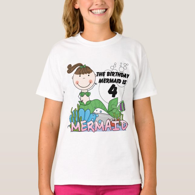 Camisetas y regalos de cumpleaños de Sirena (Anverso)