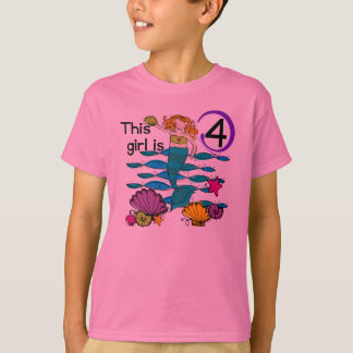 Camisetas y regalos de cumpleaños de Sirena