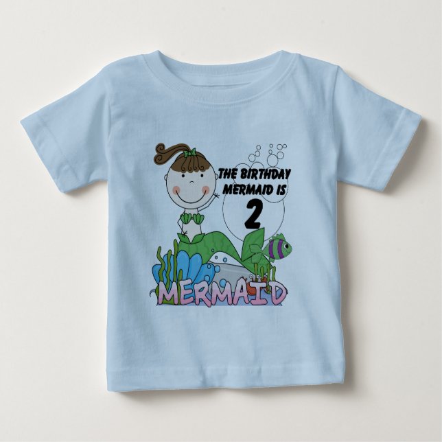 Camisetas y regalos de cumpleaños de Sirena (Anverso)