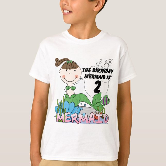 Camisetas y regalos de cumpleaños de Sirena (Anverso)