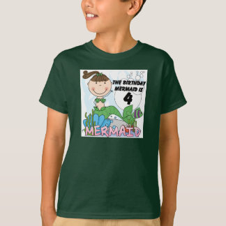 Camisetas y regalos de cumpleaños de Sirena