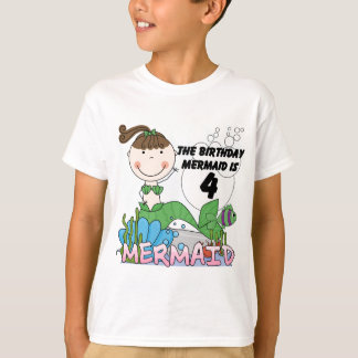 Camisetas y regalos de cumpleaños de Sirena