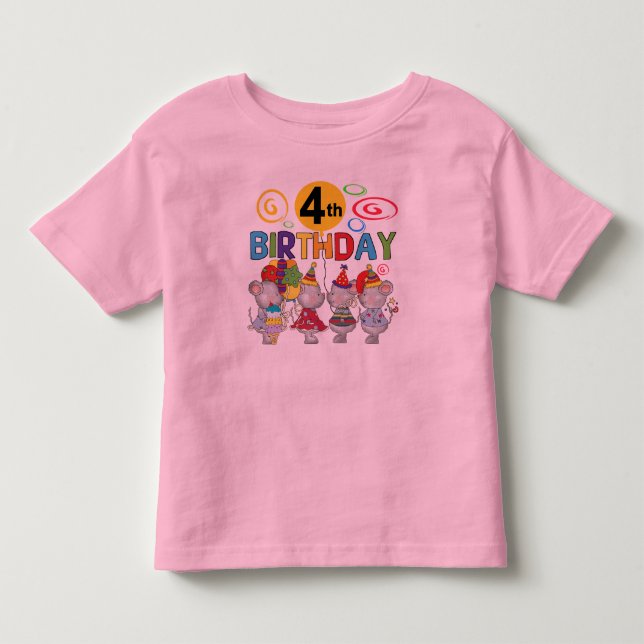 Camisetas y regalos de cumpleaños para ratones (Anverso)