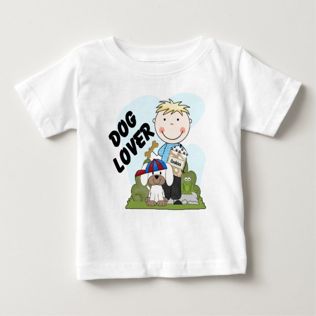Camisetas y regalos de Dog Lover Blond Boy T (Anverso)