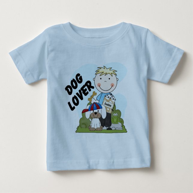 Camisetas y regalos de Dog Lover Blond Boy T (Anverso)