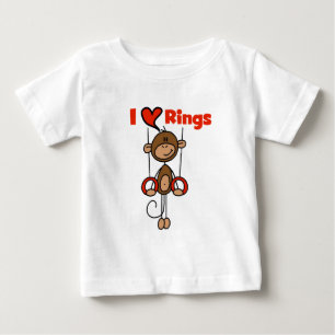 Camisetas y regalos de gimnasta que ama los anillo
