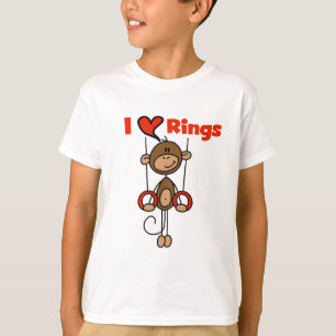 Camisetas y regalos de gimnasta que ama los anillo
