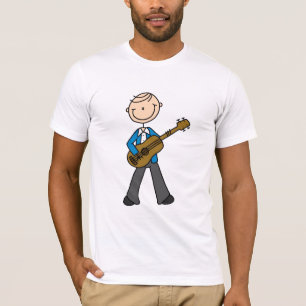 Camisetas y regalos de guitarrista de figuras de p