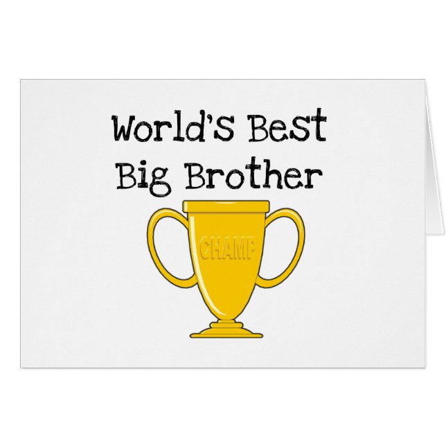 Camisetas y regalos de hermano mayor del campeón (Anverso (Horizontal))