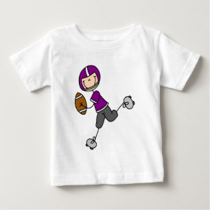 Camisetas y regalos de jugador de fútbol morado