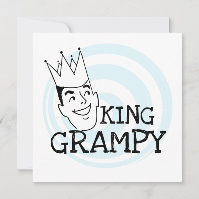 Camisetas y regalos de King Grampy (Anverso)