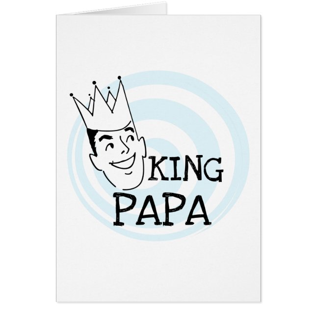 Camisetas y regalos de King Papa (Frente)