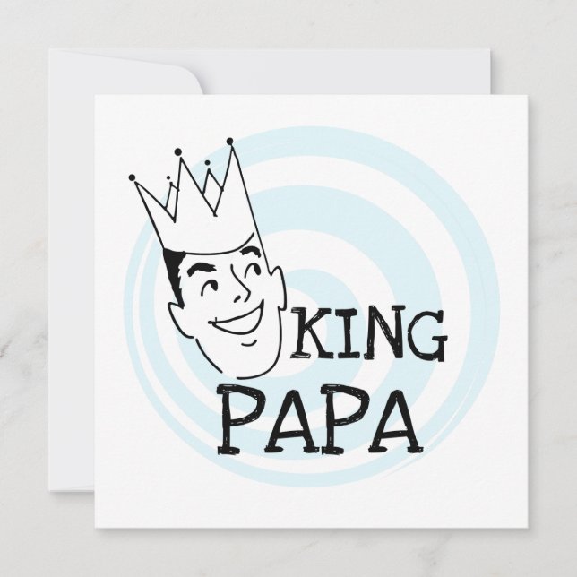 Camisetas y regalos de King Papa (Anverso)