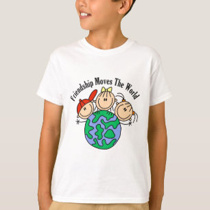 Camisetas y regalos de La amistad mueve el mundo