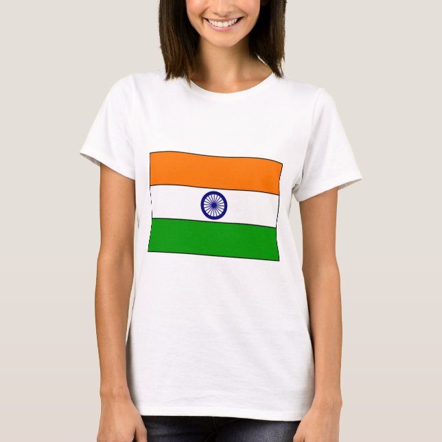 Camisetas y regalos de la bandera de la India (Anverso)