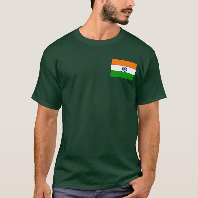Camisetas y regalos de la bandera de la India (Anverso)
