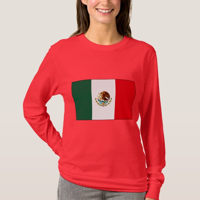 Camisetas y regalos de la bandera mexicana (Anverso)