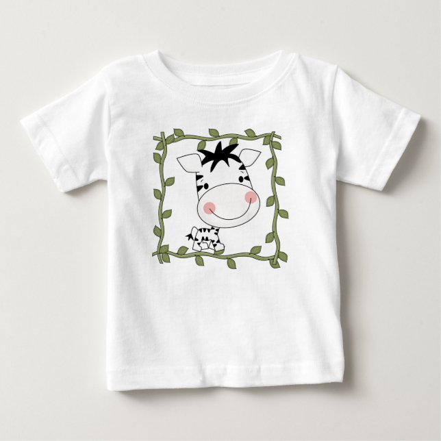 Camisetas y regalos de la cebra del bebé (Anverso)