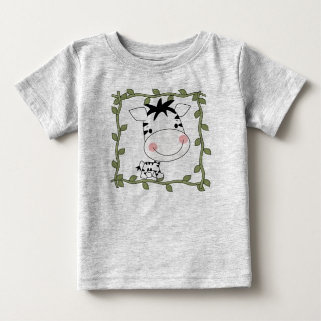 Camisetas y regalos de la cebra del bebé (Anverso)