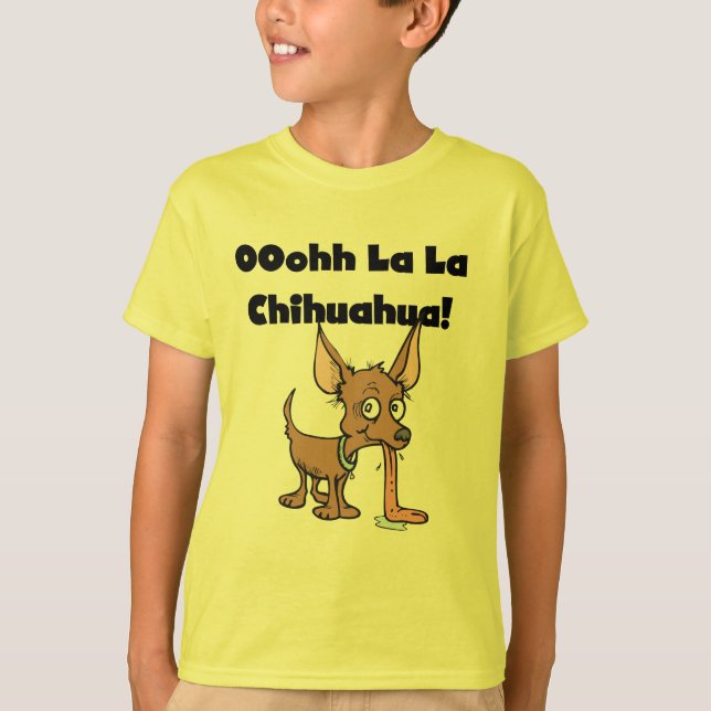 Camisetas y regalos de la chihuahua del La del La (Anverso)