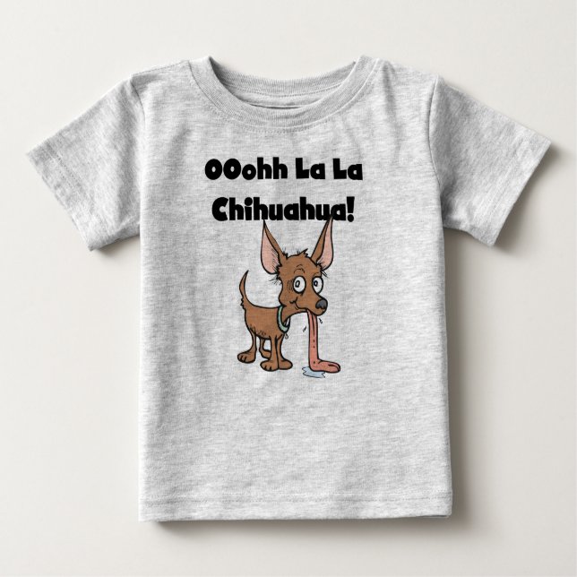 Camisetas y regalos de la chihuahua del La del La (Anverso)