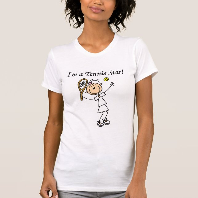 Camisetas y regalos de la estrella de tenis del (Anverso)