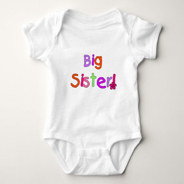 Camisetas y regalos de la hermana mayor (Anverso)