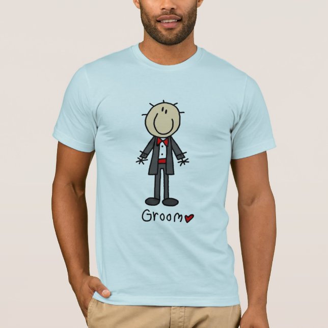 Camisetas y regalos de la marca Stick Figure Groom (Anverso)