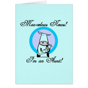 Camisetas y regalos de la nueva tía Moo-velous