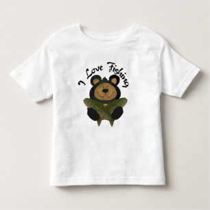 Camisetas y regalos de la pesca del amor del oso I