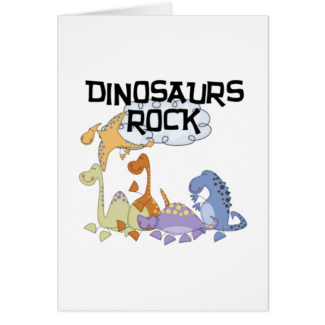 Camisetas y regalos de la roca de los dinosaurios (Frente)