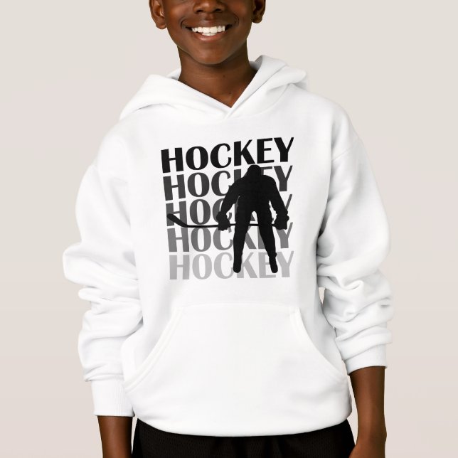 Camisetas y regalos de la silueta del hockey (Anverso)