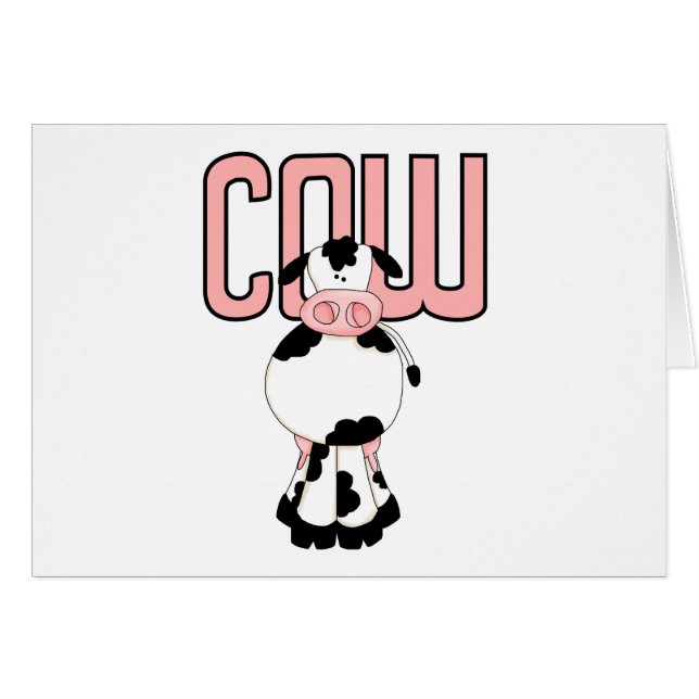 Camisetas y regalos de la vaca (Anverso (Horizontal))