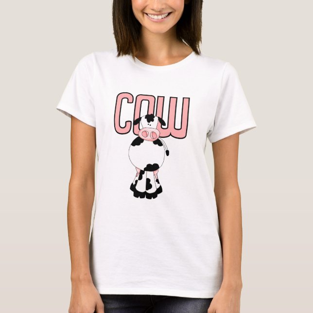 Camisetas y regalos de la vaca (Anverso)