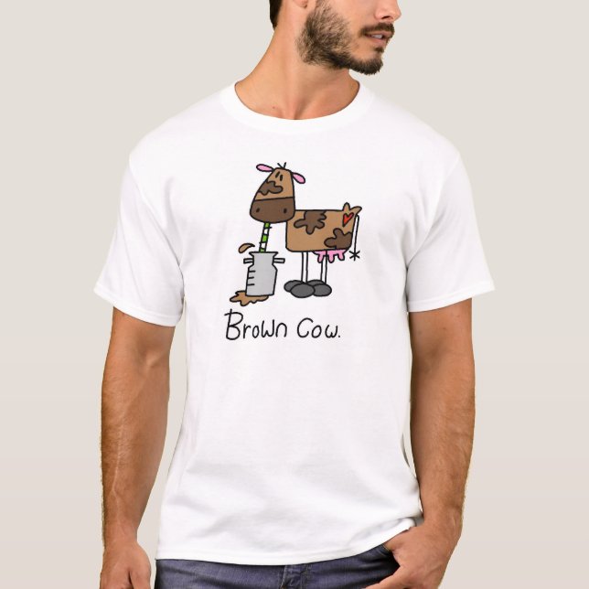 Camisetas y regalos de la vaca de Brown (Anverso)