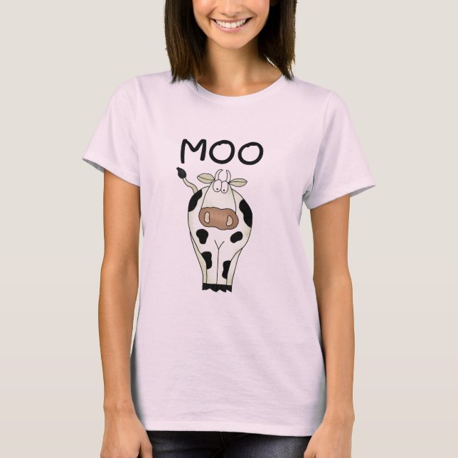 Camisetas y regalos de la vaca del MOO (Anverso)