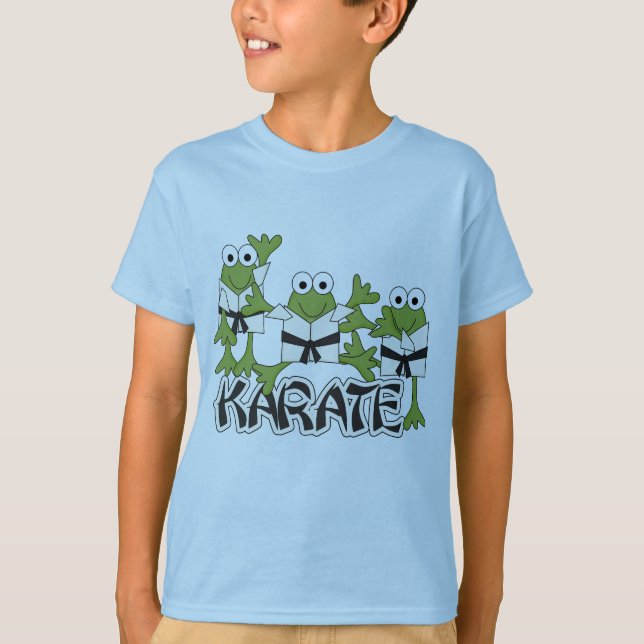 Camisetas y regalos de las ranas del karate (Anverso)