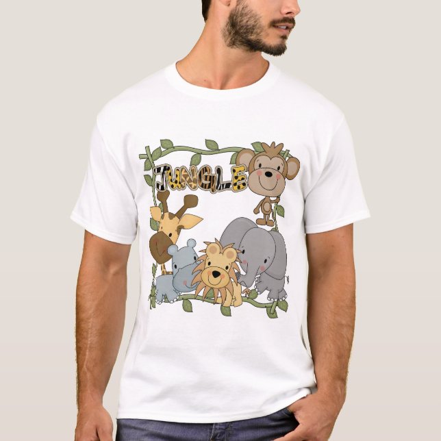 Camisetas y regalos de los animales de la selva (Anverso)
