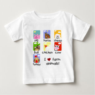 Camisetas y regalos de los animales del campo