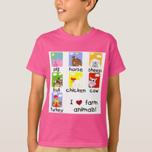 Camisetas y regalos de los animales del campo